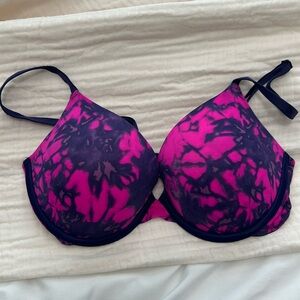 Vs pink tie dye push up bra. Like new